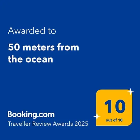 50 Meters From The Ocean Apartament *